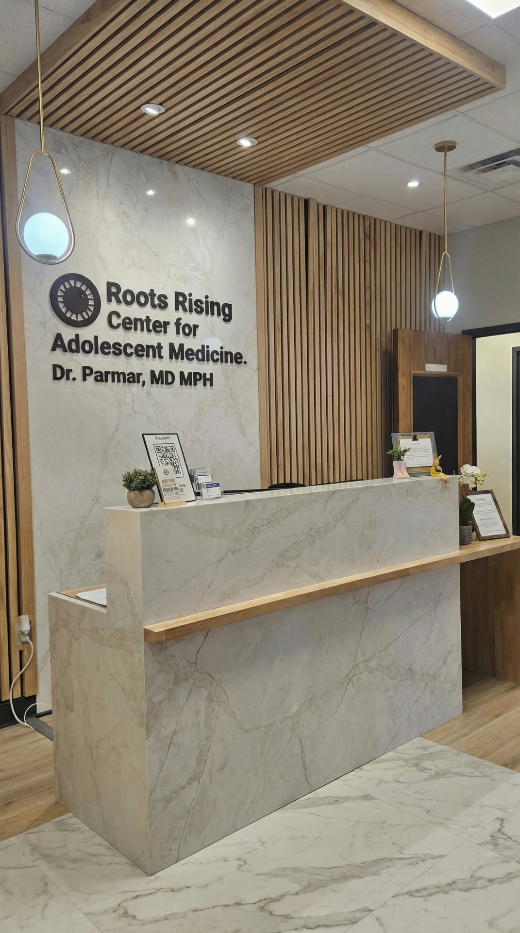 Reception desk